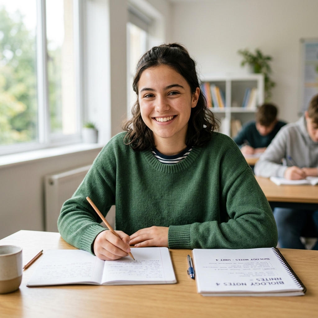 Happy Focused Student Wexford PA